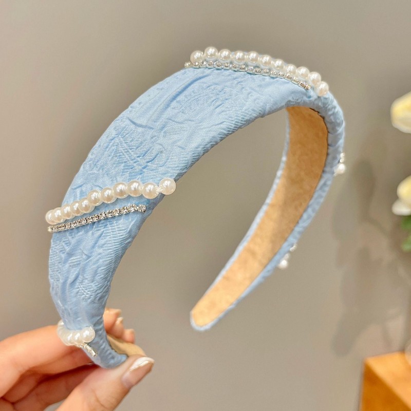 Mesh Pearl Small Flower Hair Bands, Beautifully Cr...