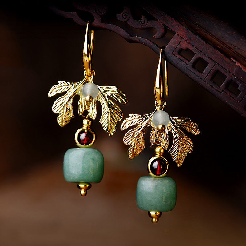 Tree Leaf Earrings, Beautifully Crafted with Detailed Leaf Motifs for a Chic and Natural Touch to Any Outfit