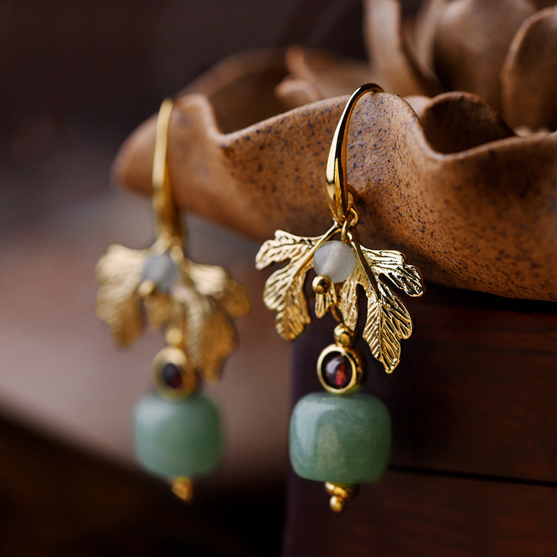 Tree Leaf Earrings, Beautifully Crafted with Detailed Leaf Motifs for a Chic and Natural Touch to Any Outfit