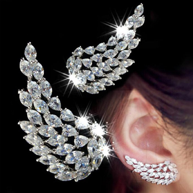 Stunning Brilliant Cubic Zirconia Earrings – Spa...