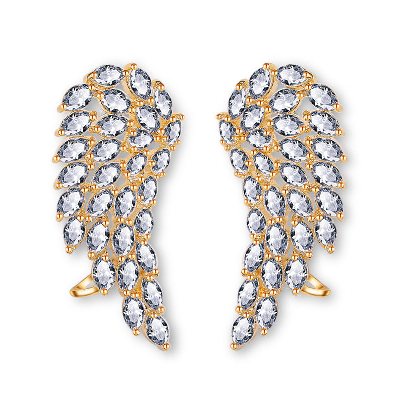 Stunning Brilliant Cubic Zirconia Earrings – Sparkling, High-Quality Design for a Luxurious and Elegant Look