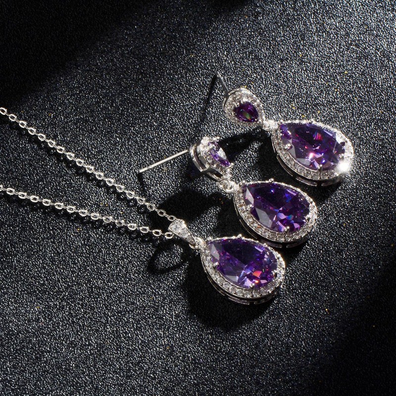 Elegant Bright Zircon Necklace Dazzling Sparkle with High-Quality Zircon Stones Perfect for Special Occasions and Everyday Glamour