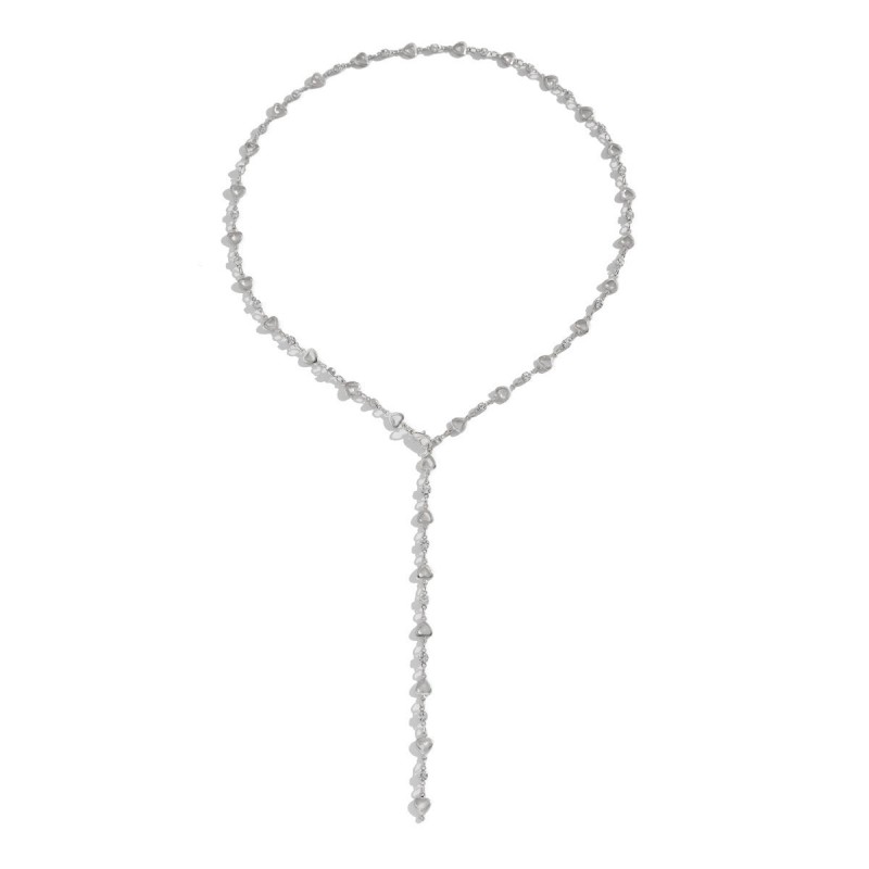 Elegant and Sophisticated Jewelry Featuring Delicate Pearls in a Y-Shape Design