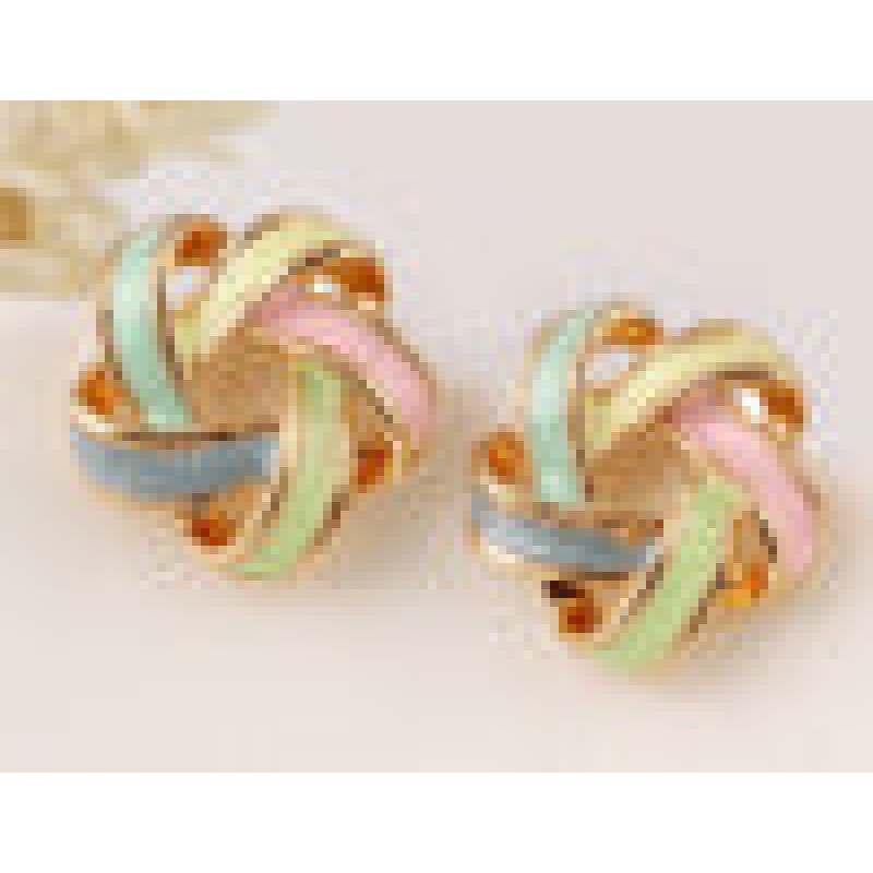 Elegant Twisted Spiral Earrings Versatile All-Match Design for Any Occasion