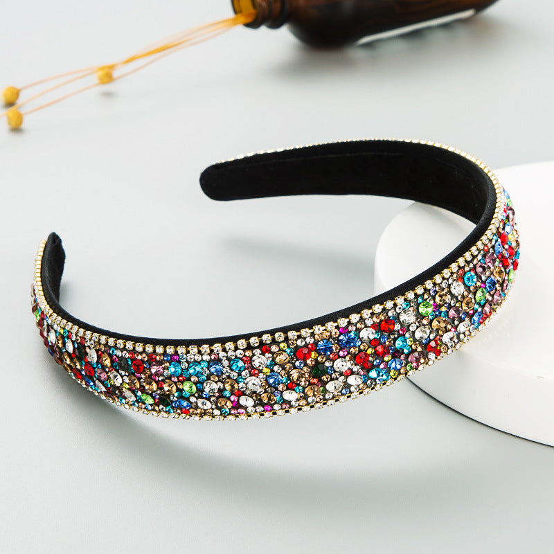 Non-slip Stone Headband, Elegant Design with Smooth Stones for a Secure Fit and Chic Look That Stays in Place