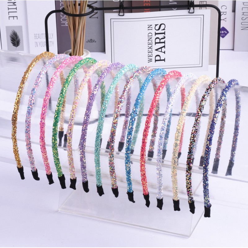 Sequined Headband, Luxurious and Trendy Design wit...