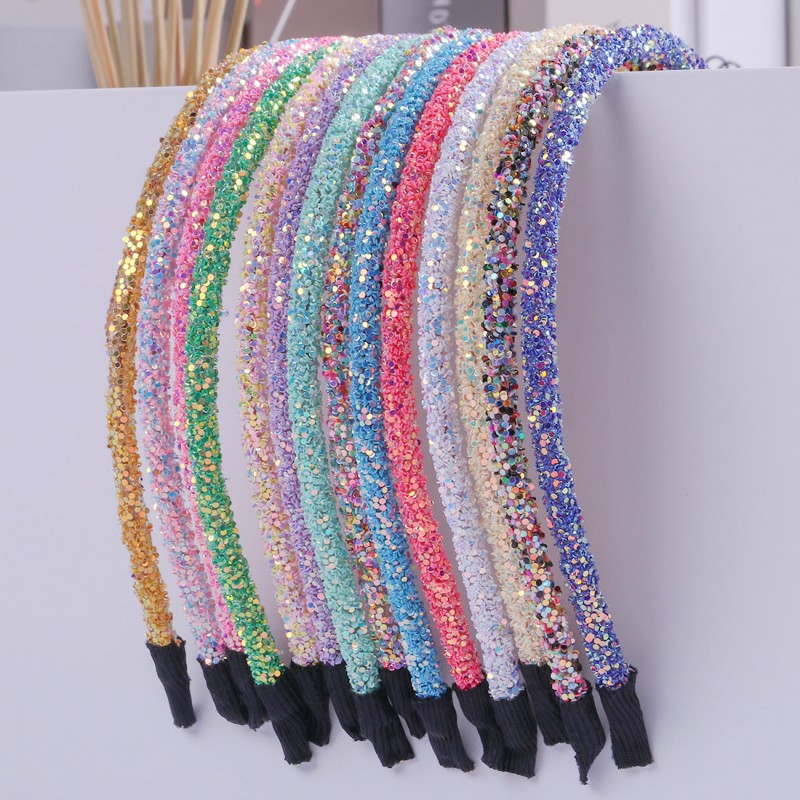 Sequined Headband, Luxurious and Trendy Design with Brilliant Sequins for a Dazzling Hair Accessory