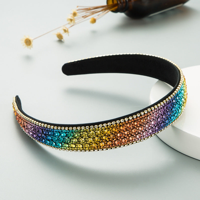 Non-slip Stone Headband, Elegant Design with Smooth Stones for a Secure Fit and Chic Look That Stays in Place