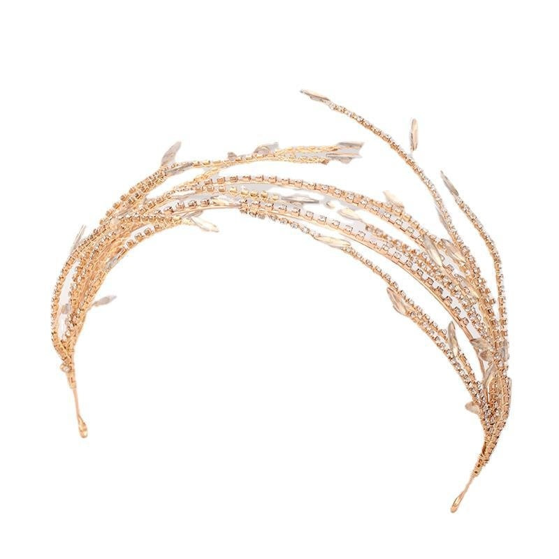 Golden Mesh Headband, Exquisite Golden Mesh Craftsmanship for a Bold, Elegant Touch to Your Hairstyle