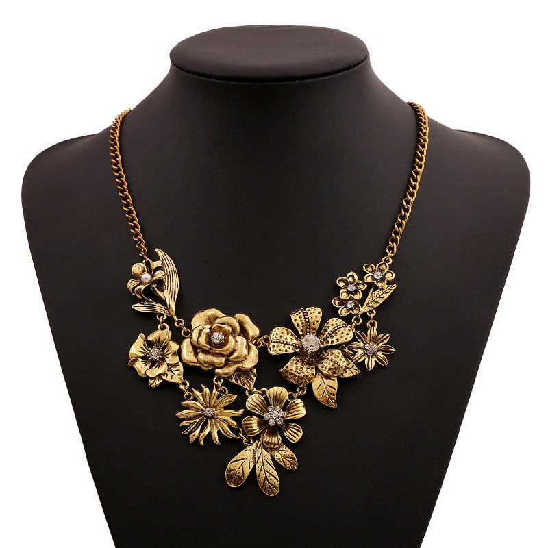 Handcrafted Floral Necklace: Embrace the Beauty of...