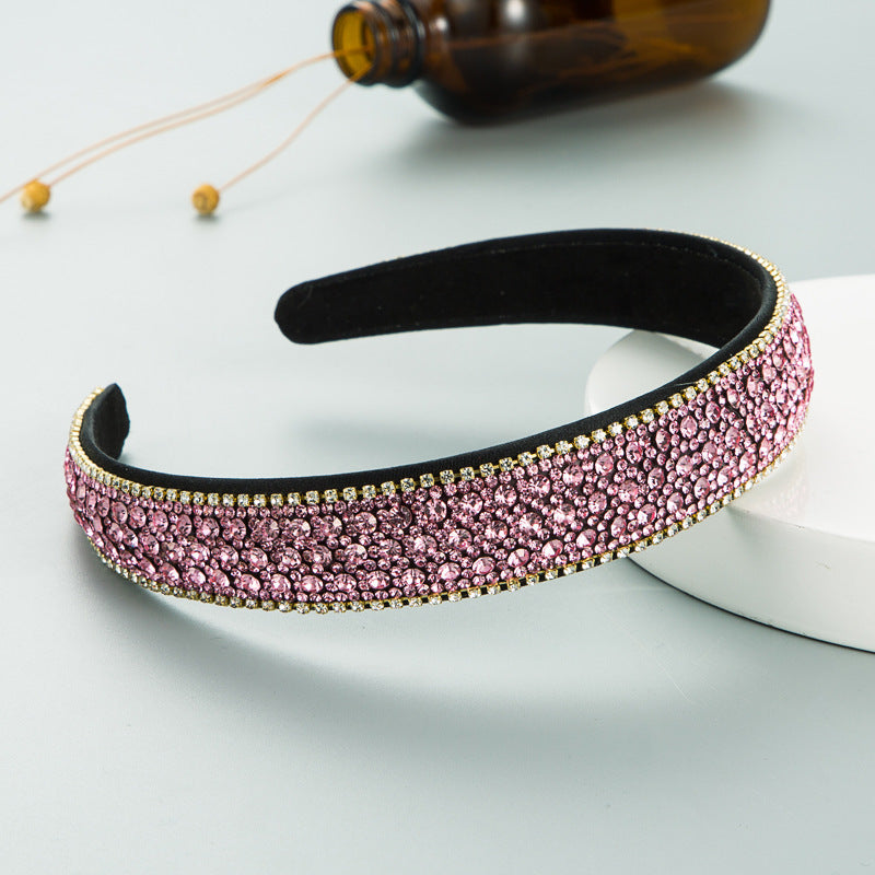 Non-slip Stone Headband, Elegant Design with Smooth Stones for a Secure Fit and Chic Look That Stays in Place