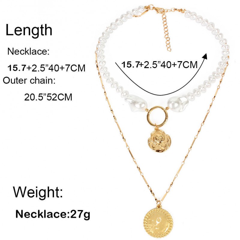 Gold Queen Necklace for Women, Luxurious Gold Design with Timeless Elegance for a Sophisticated 