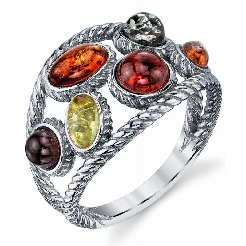 Womens Rings | Women's Braided Sterling Silver Bal...