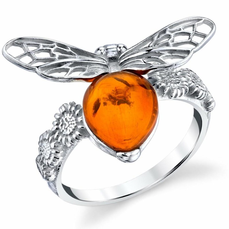 Womens Rings | Women's Sterling Silver 925 Honey B...