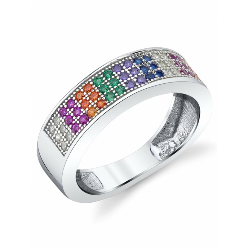 Womens Rings | Womens Sterling Silver 925 Ring Ban...